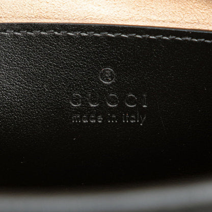Gucci Marmont, Black, Leather, handbag