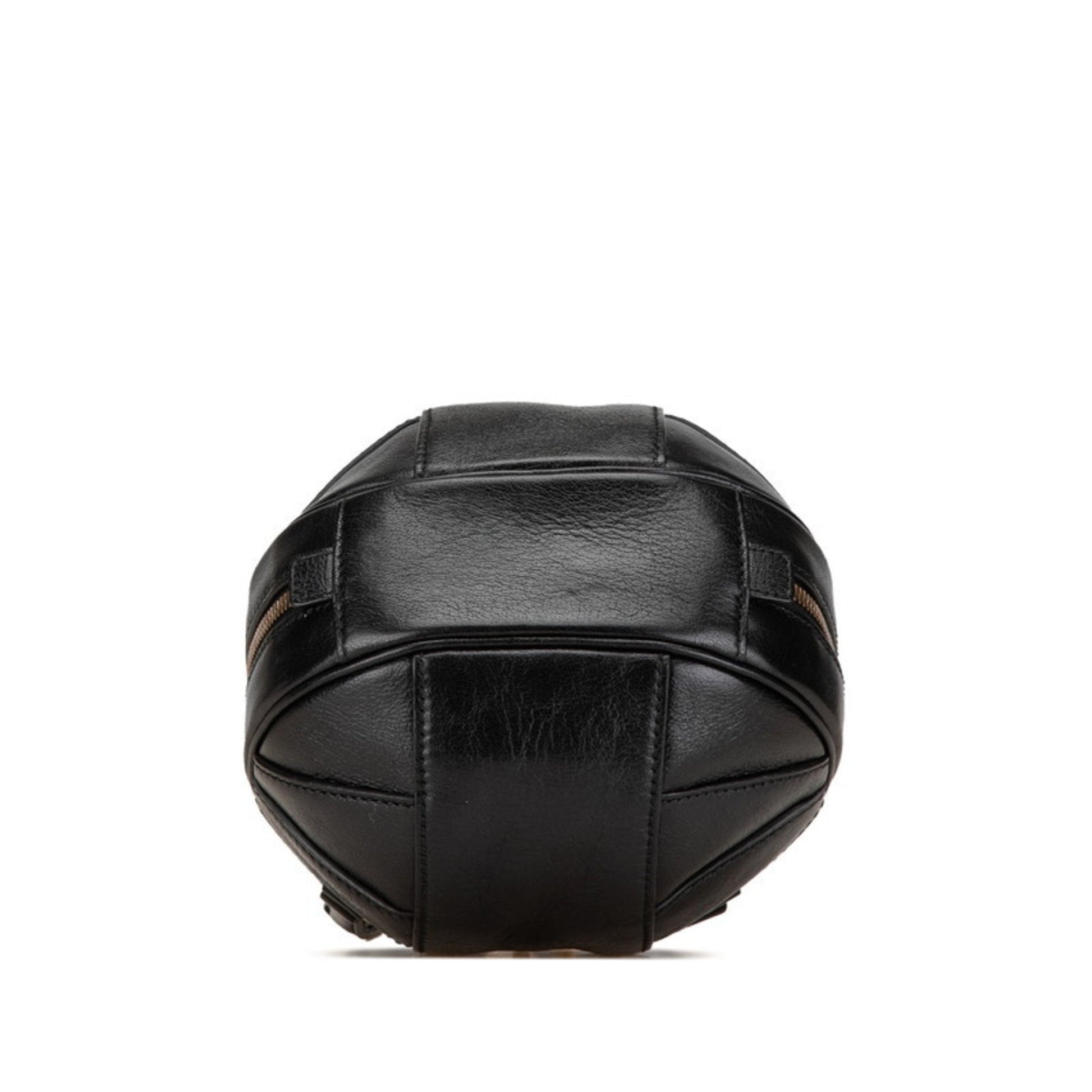Gucci Basketball, Black, Leather, handbag