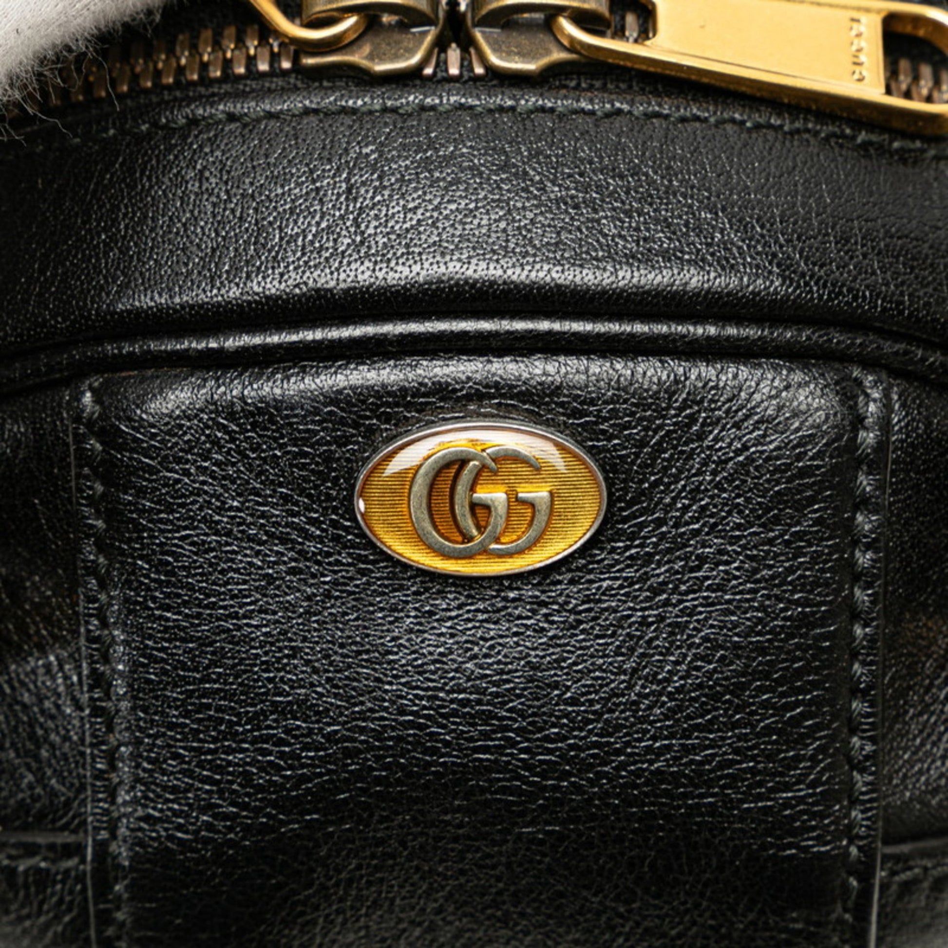 Gucci Basketball, Black, Leather, handbag