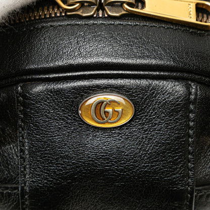 Gucci Basketball, Black, Leather, handbag