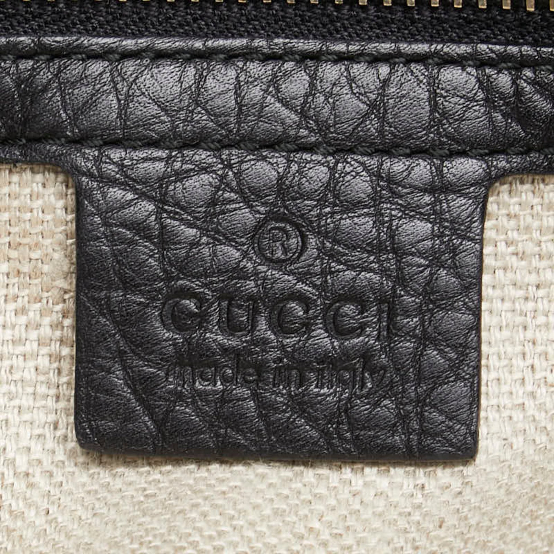 Gucci Greenwich, Black, Leather, shoulder
