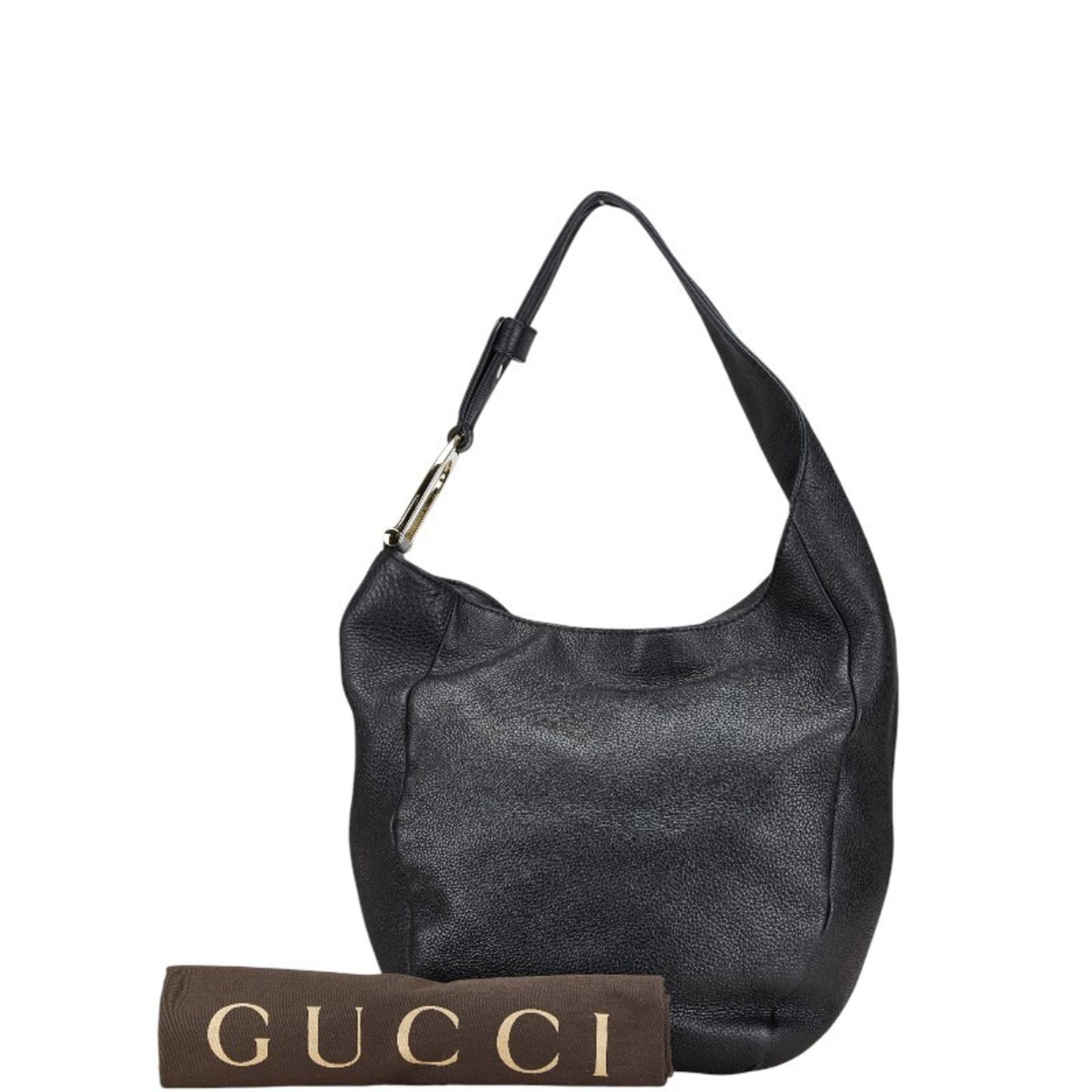 Gucci Greenwich, Black, Leather, shoulder