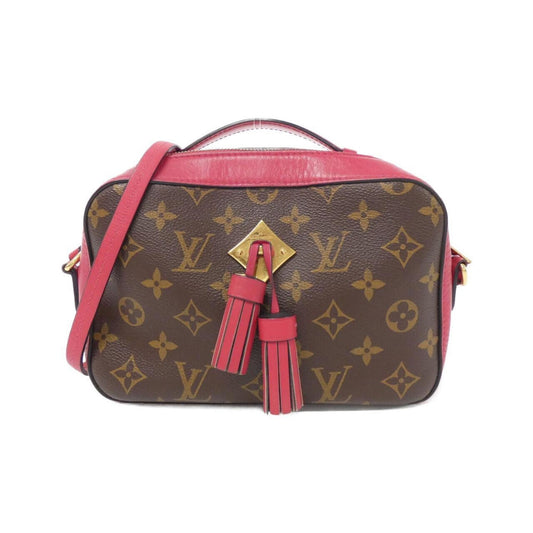 Louis Vuitton Saintonge, Brown, Canvas, shoulder