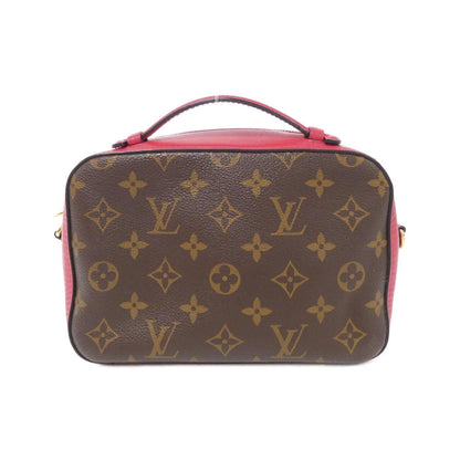 Louis Vuitton Saintonge, Brown, Canvas, shoulder