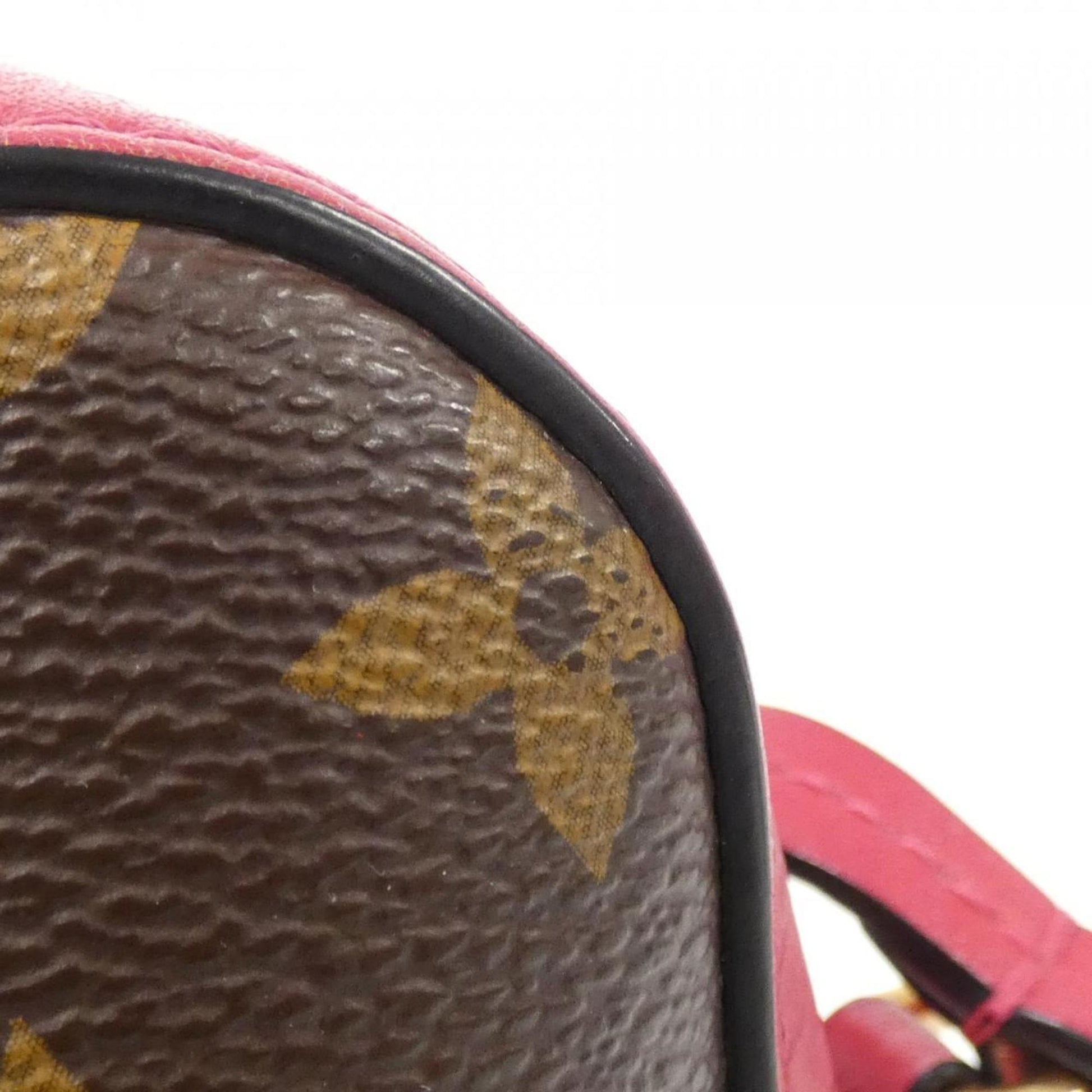 Louis Vuitton Saintonge, Brown, Canvas, shoulder