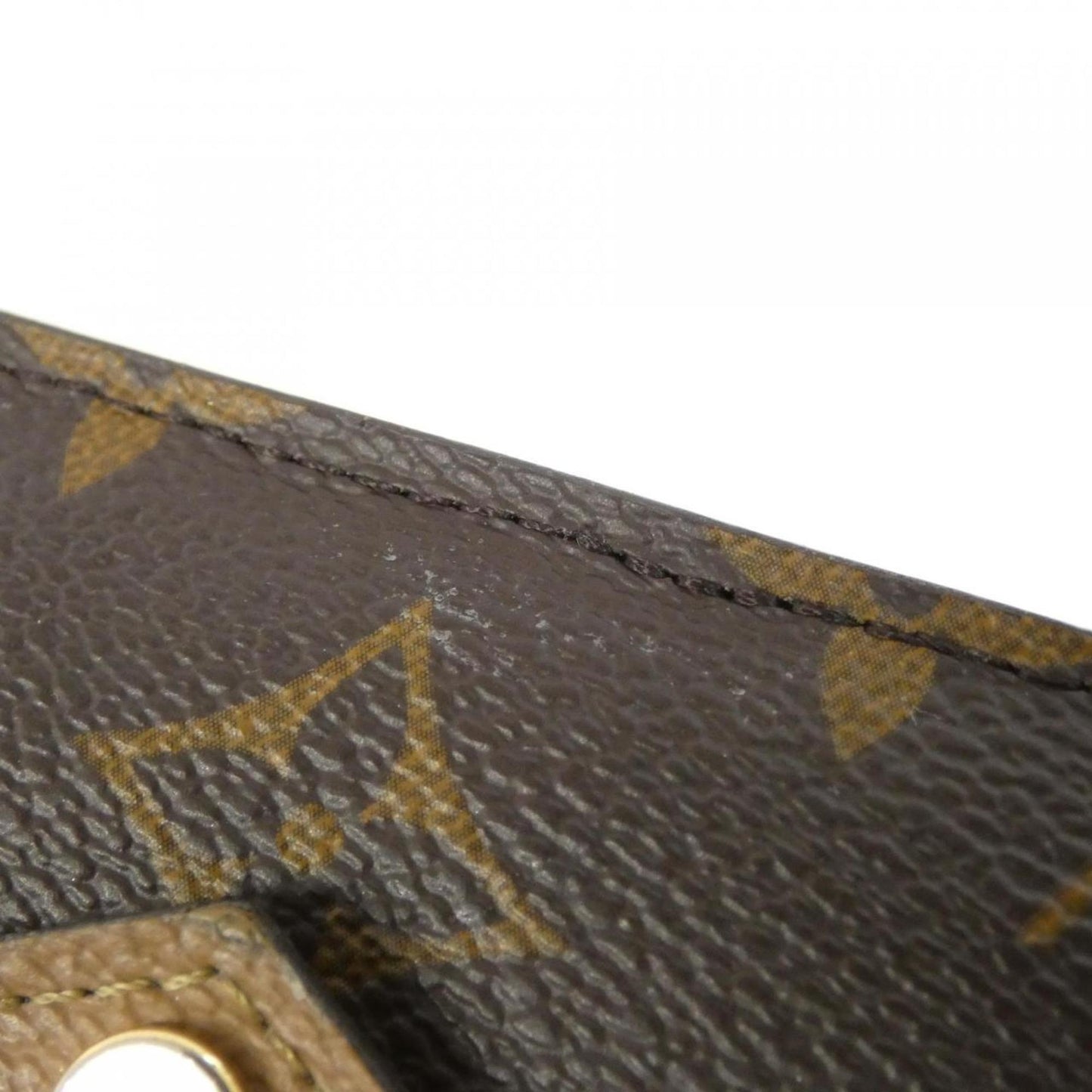 Louis Vuitton Porte cartes recto verso, Brown, Canvas, wallet