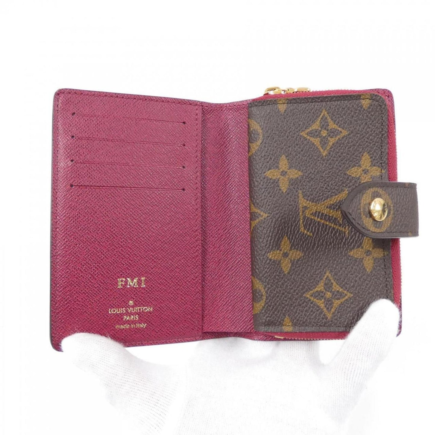 Louis Vuitton Juliette, Brown, Canvas, wallet