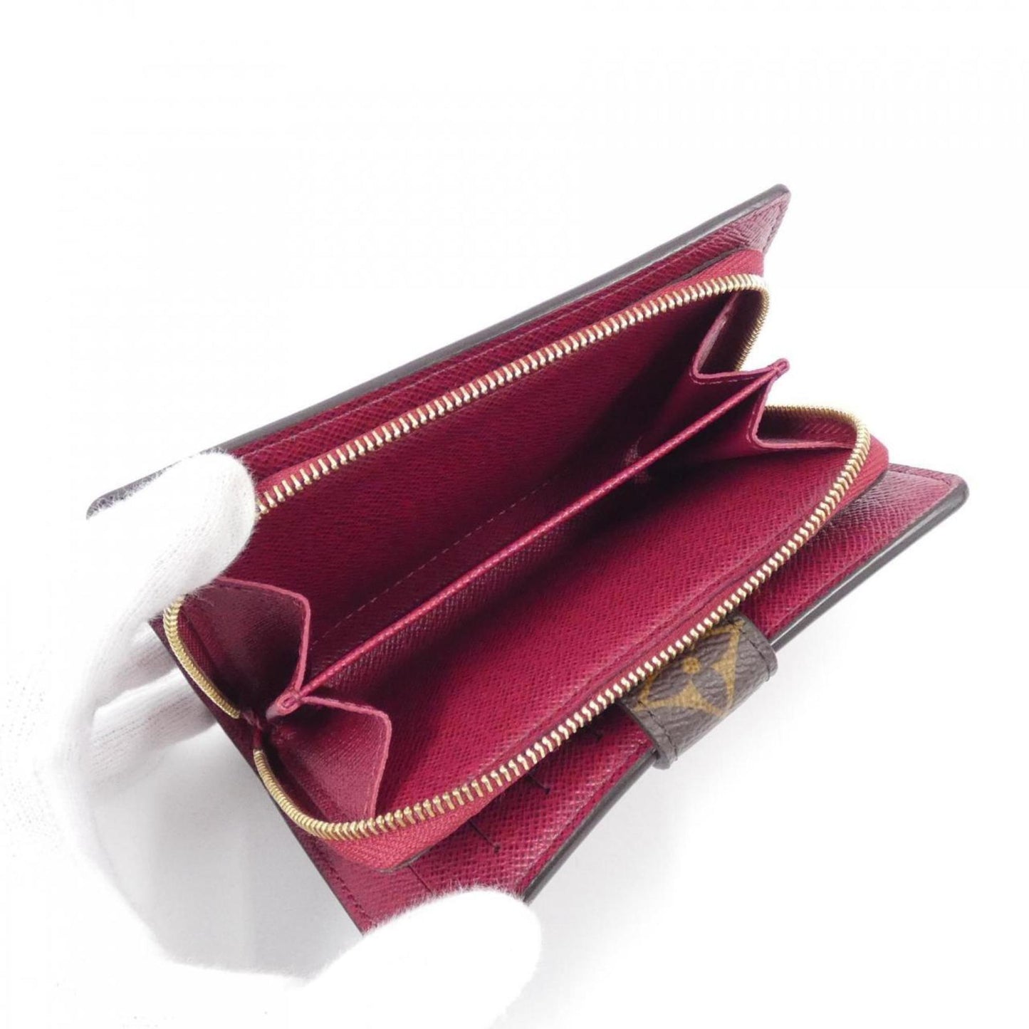 Louis Vuitton Juliette, Brown, Canvas, wallet