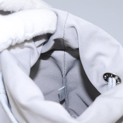 Louis Vuitton Chalk Nano, Grey, Canvas, shoulder