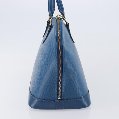 Louis Vuitton Alma Epi Leather, Blue, Leather, Handbag