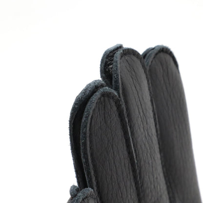 Hermès H, Black, Leather, gloves