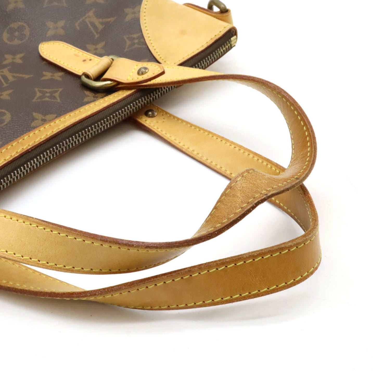 Louis Vuitton Odéon, Brown, Canvas, shoulder