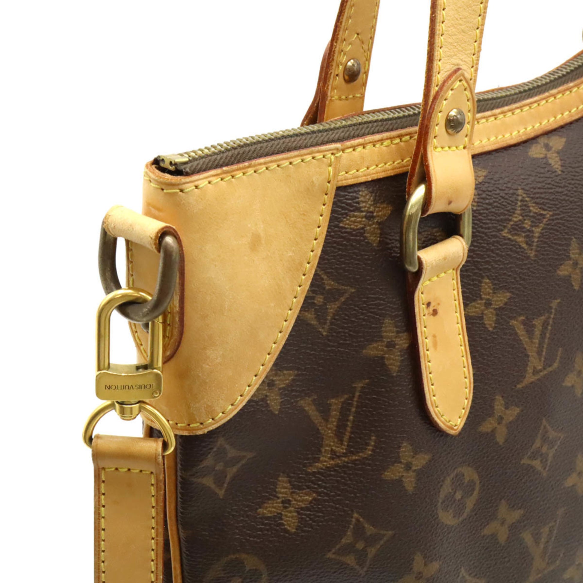 Louis Vuitton Odéon, Brown, Canvas, shoulder