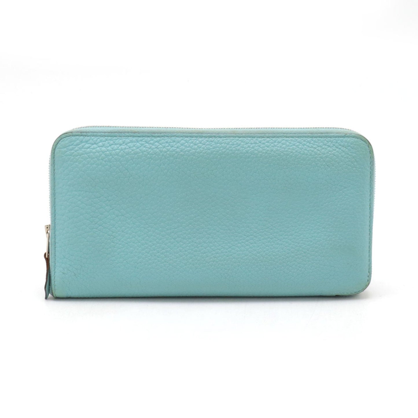 Hermès Silk'In, Turquoise, Leather, wallet