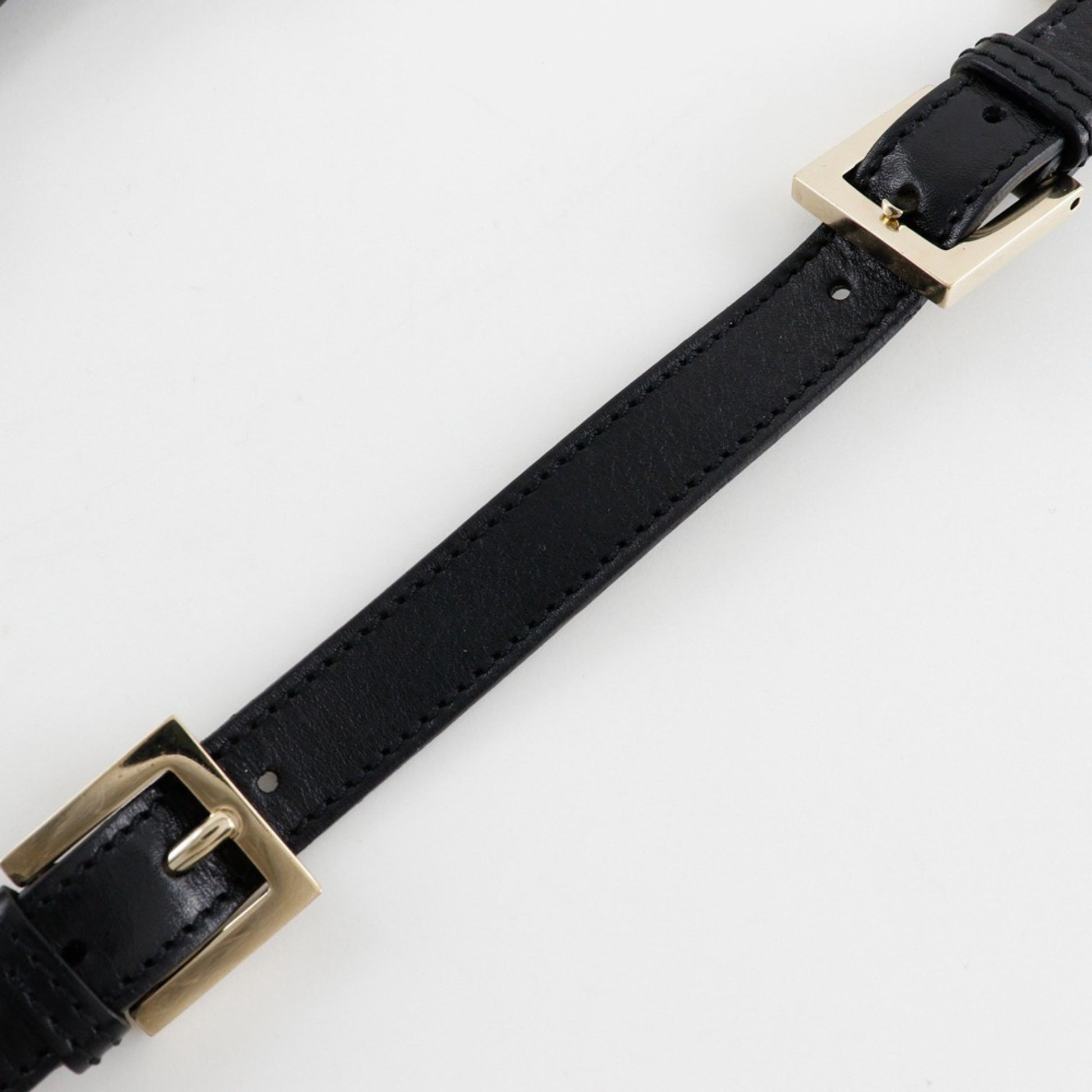 Fendi Baguette, Black, Leather, shoulder