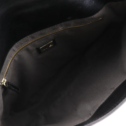 Fendi Baguette, Black, Leather, shoulder