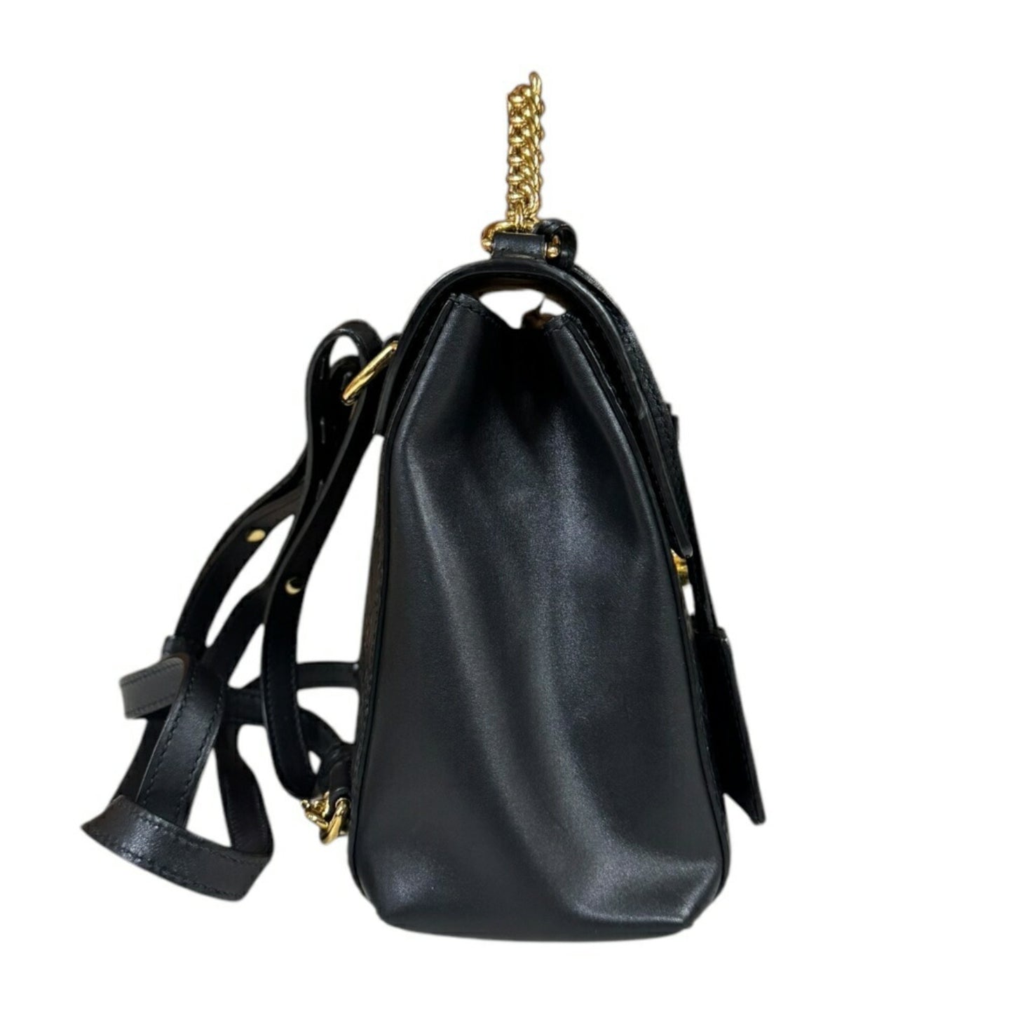 Gucci Guccissima, Black, Leather, backpack