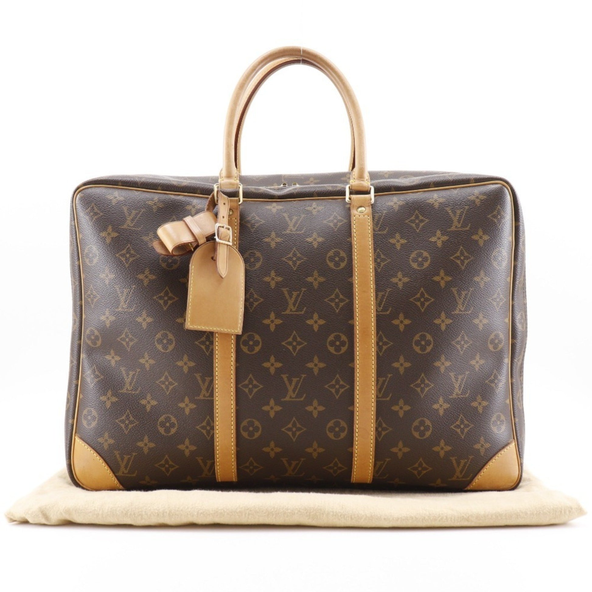 Louis Vuitton Sirius, Brown, Canvas, travel