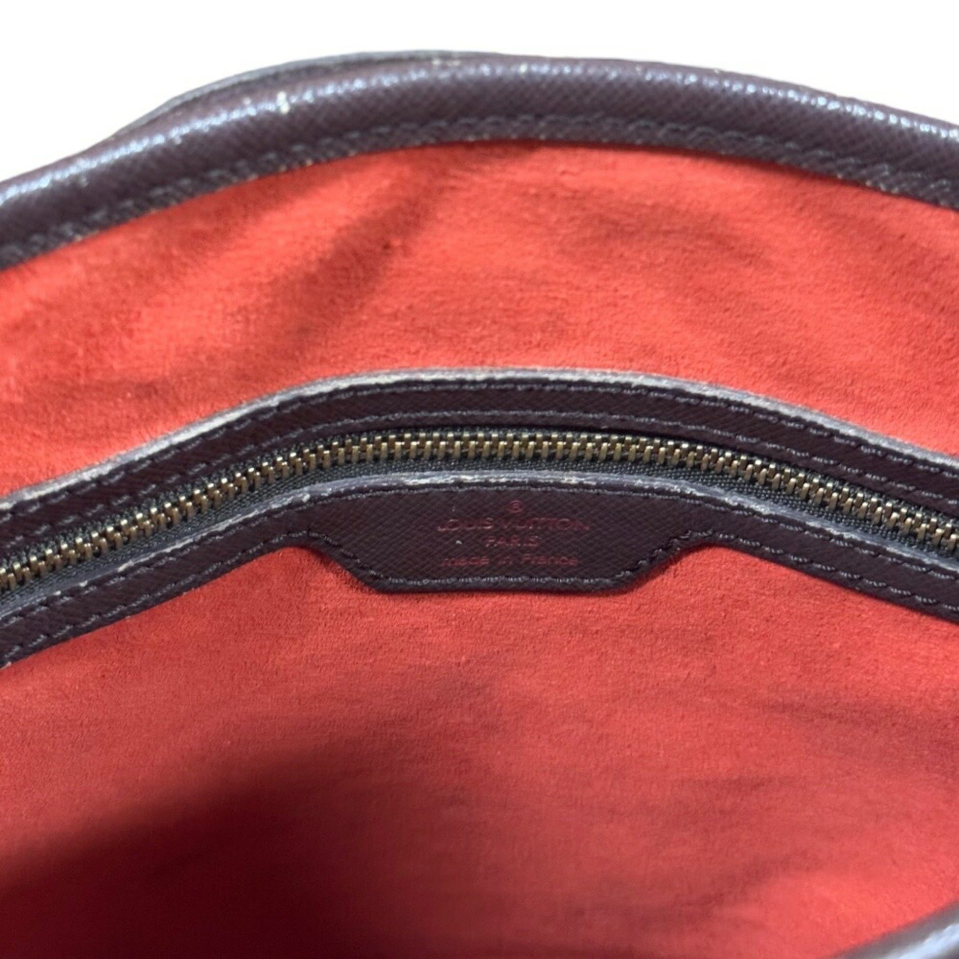 Louis Vuitton Bucket, Brown, Canvas, shoulder