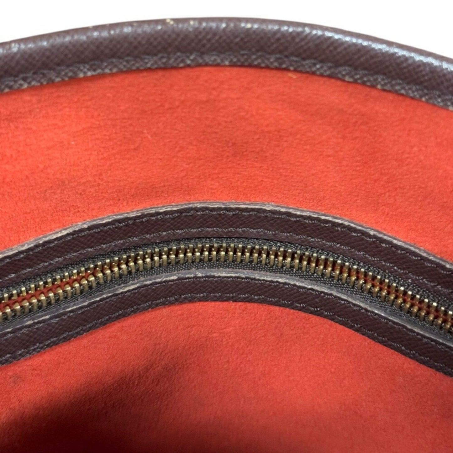 Louis Vuitton Bucket, Brown, Canvas, shoulder