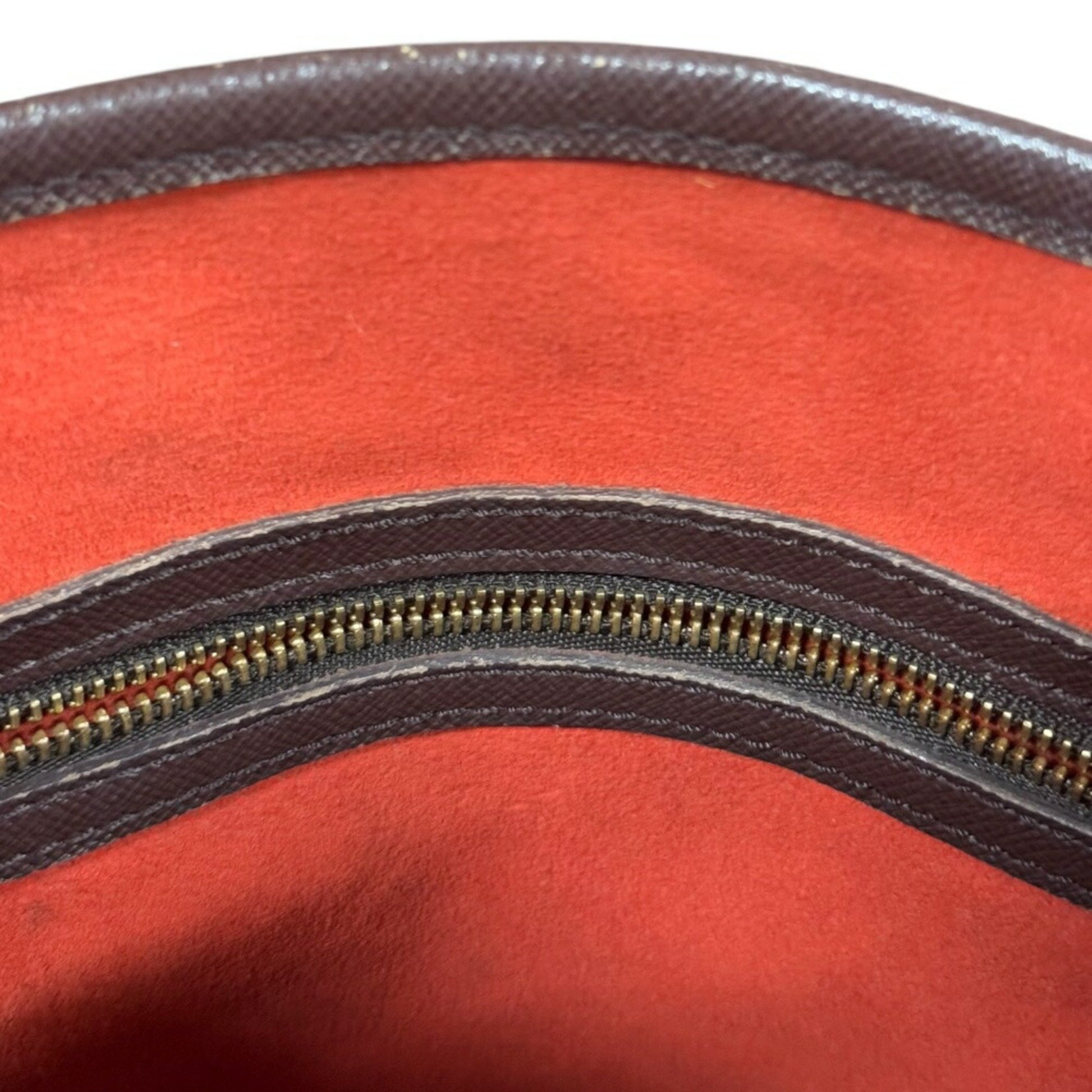 Louis Vuitton Bucket, Brown, Canvas, shoulder