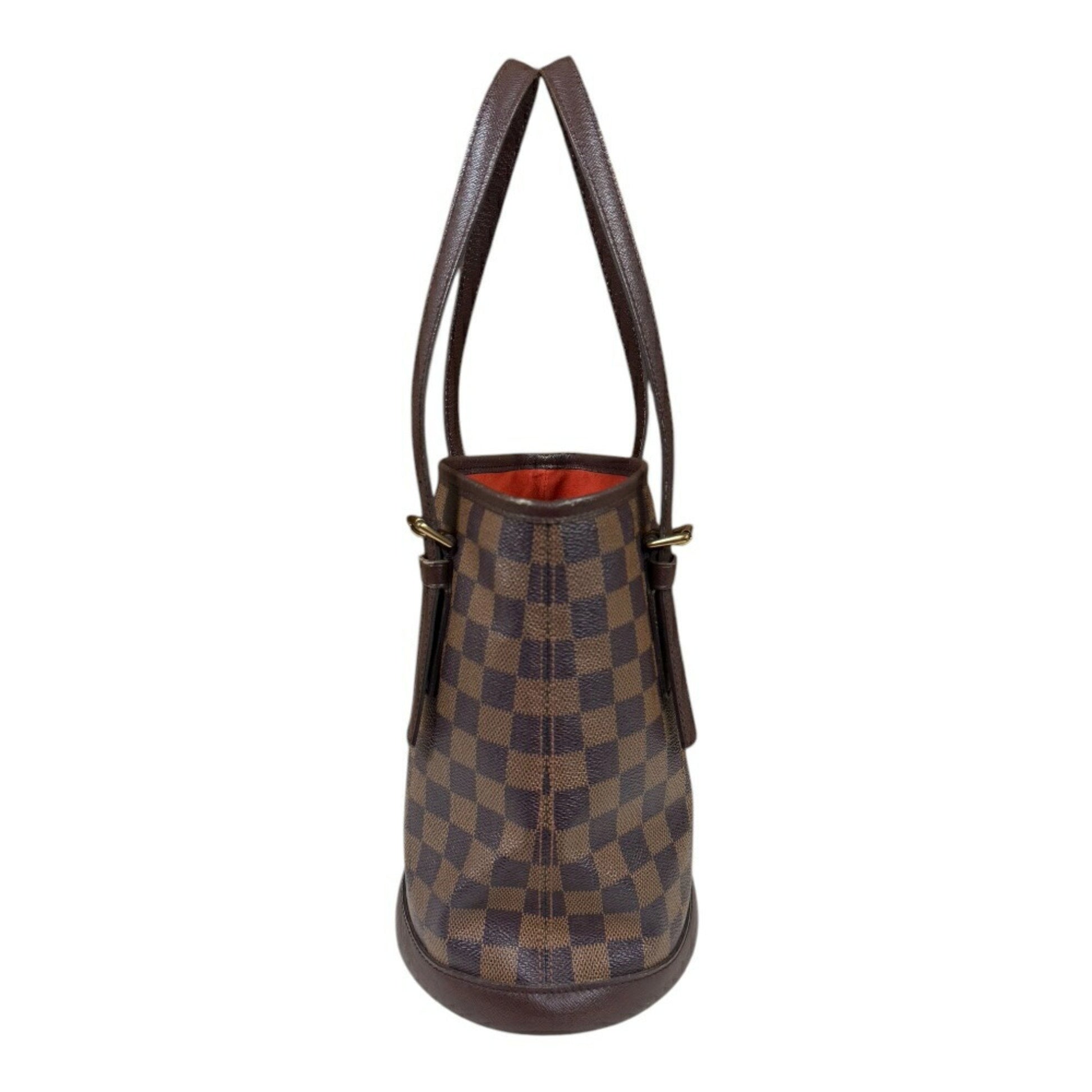 Louis Vuitton Bucket, Brown, Canvas, shoulder