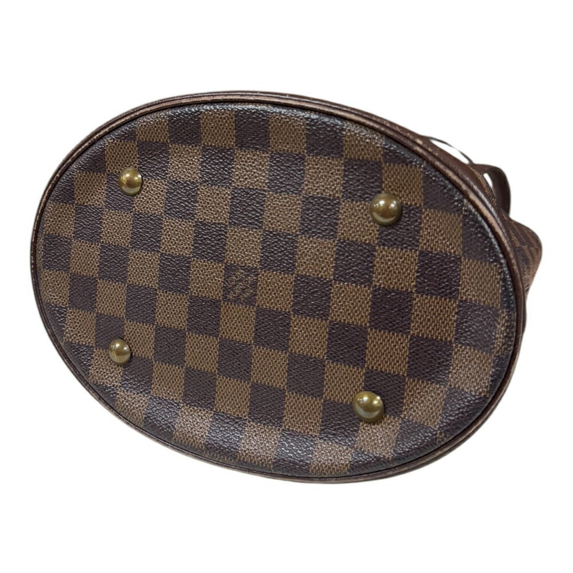 Louis Vuitton Bucket, Brown, Canvas, shoulder