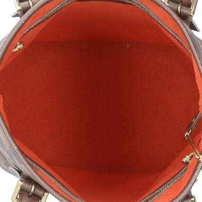 Louis Vuitton Bucket, Brown, Canvas, shoulder