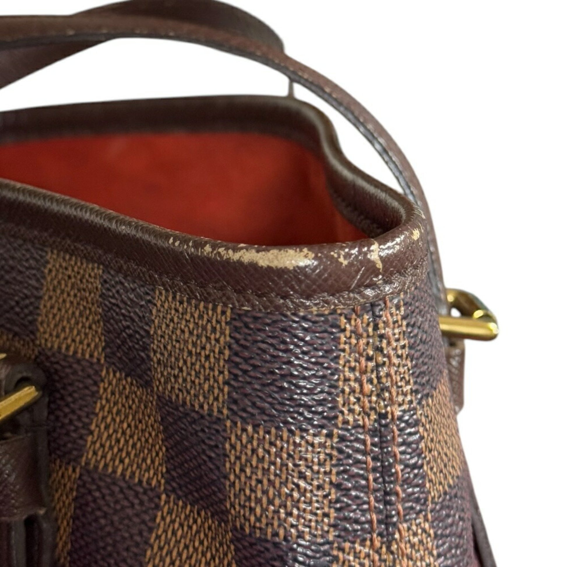 Louis Vuitton Bucket, Brown, Canvas, shoulder