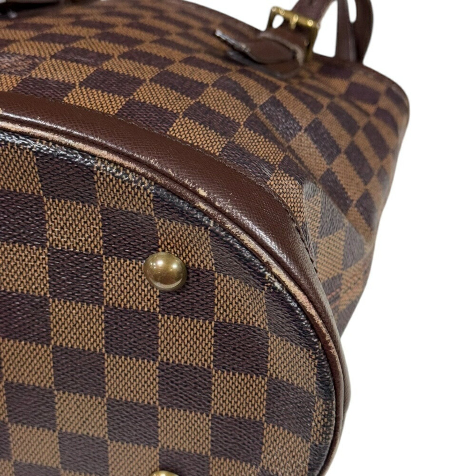 Louis Vuitton Bucket, Brown, Canvas, shoulder