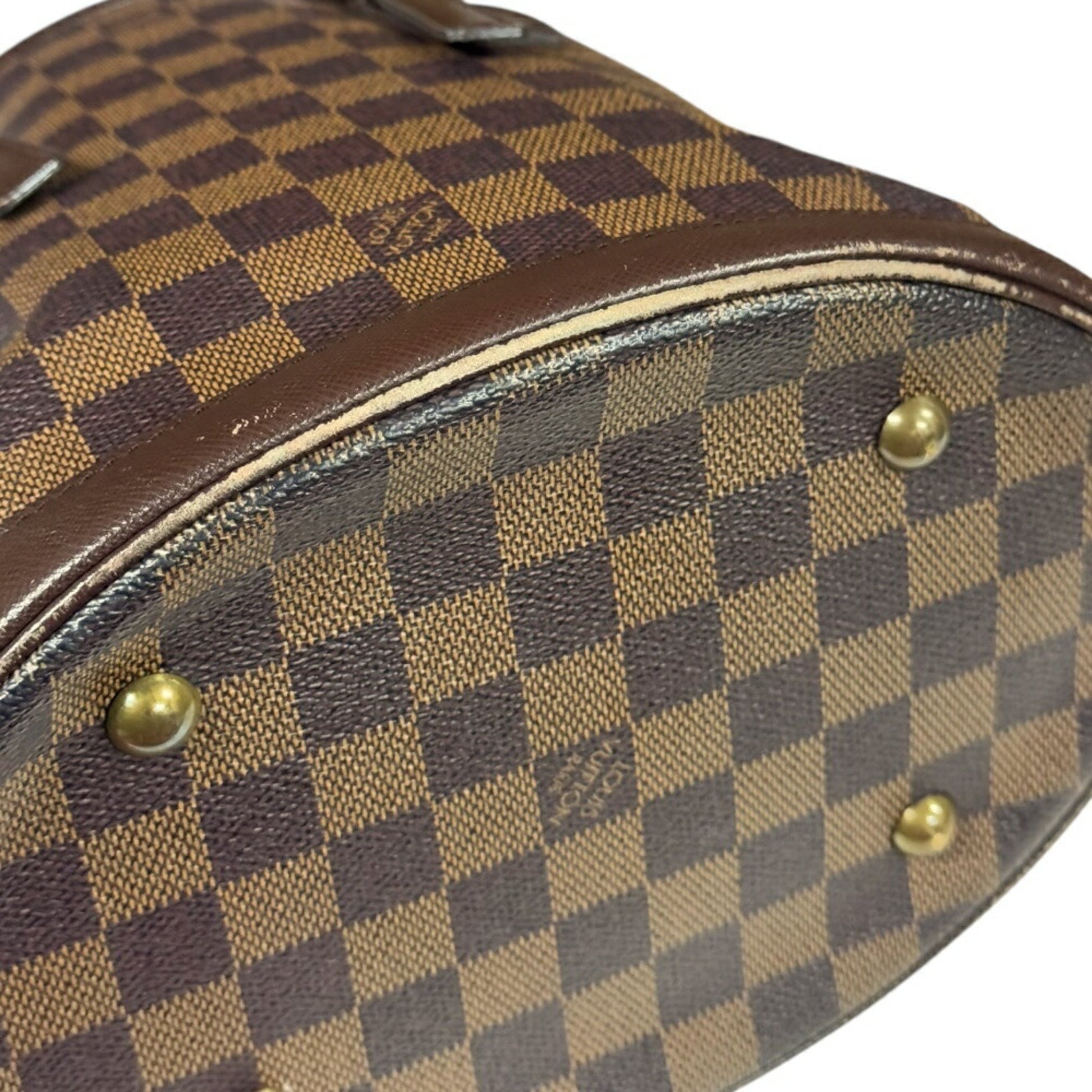 Louis Vuitton Bucket, Brown, Canvas, shoulder