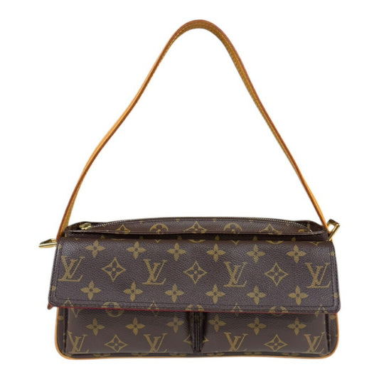 Louis Vuitton Viva Cité, Brown, Canvas, shoulder