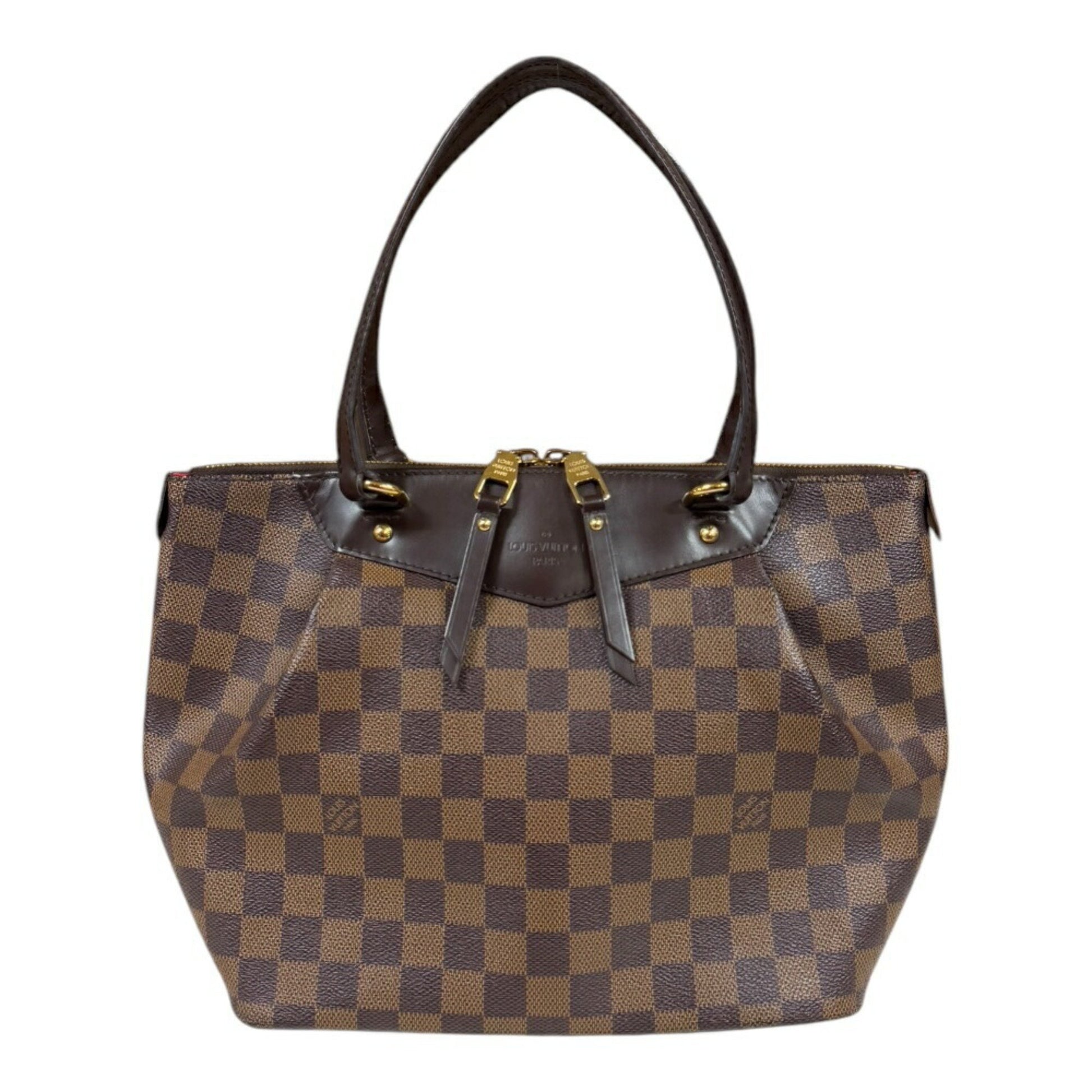 Louis Vuitton Westminster, Brown, Canvas, shoulder