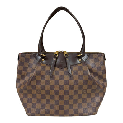 Louis Vuitton Westminster, Brown, Canvas, shoulder