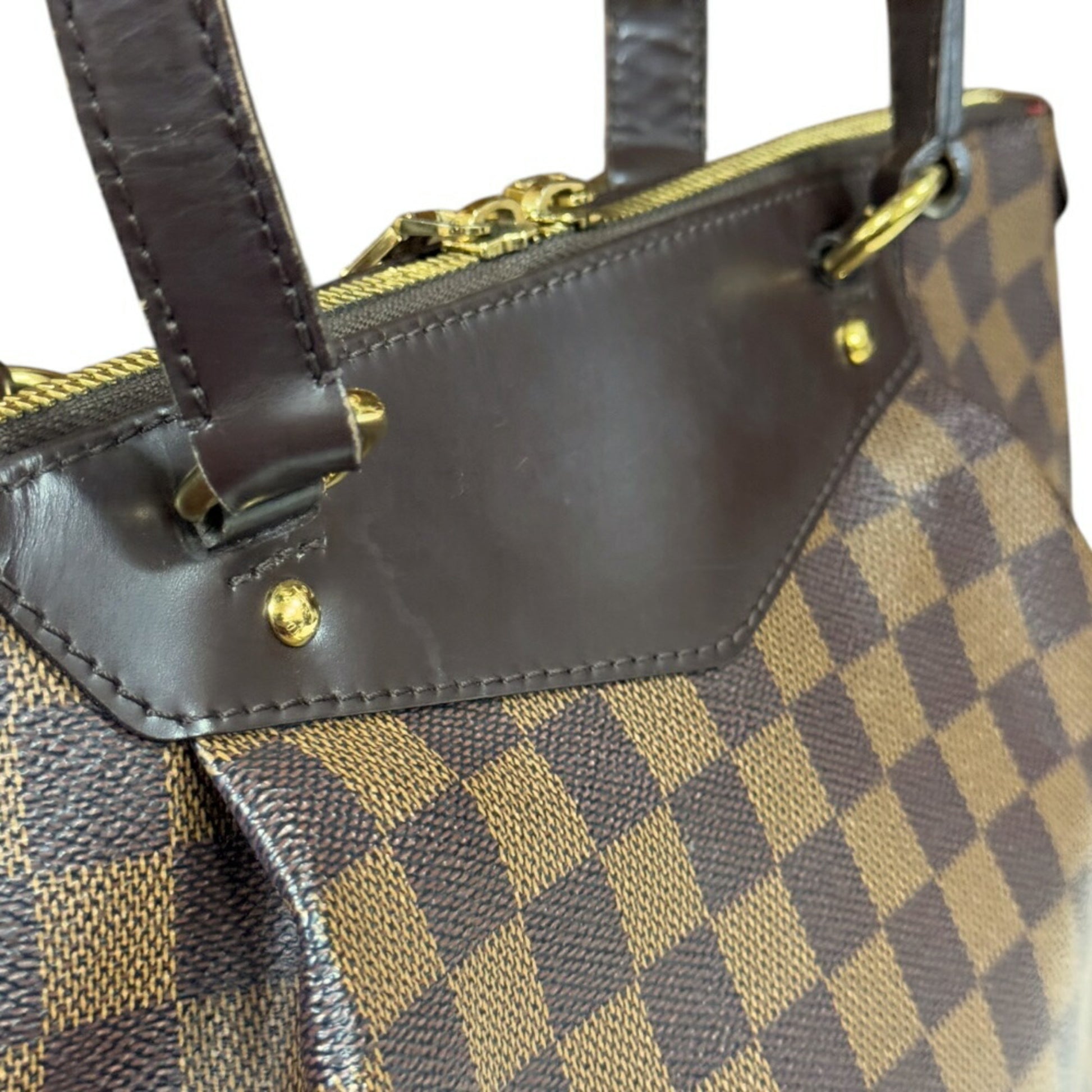 Louis Vuitton Westminster, Brown, Canvas, shoulder