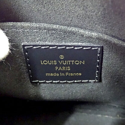 Louis Vuitton Alma Mini, Black, Leather, shoulder