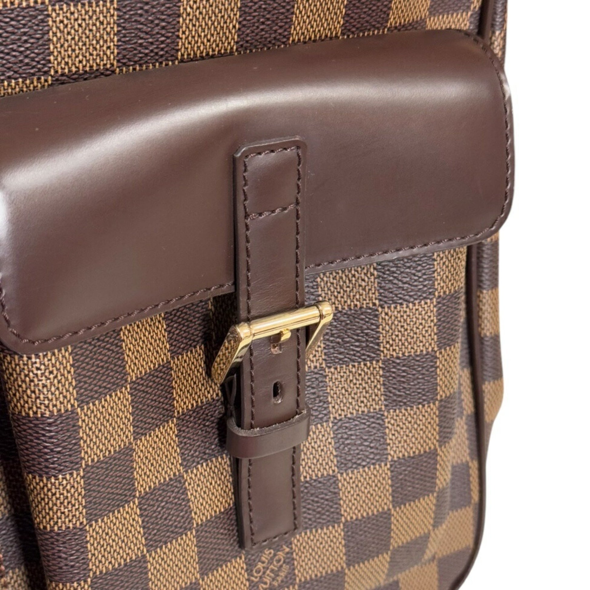 Louis Vuitton Uzes, Brown, Canvas, handbag