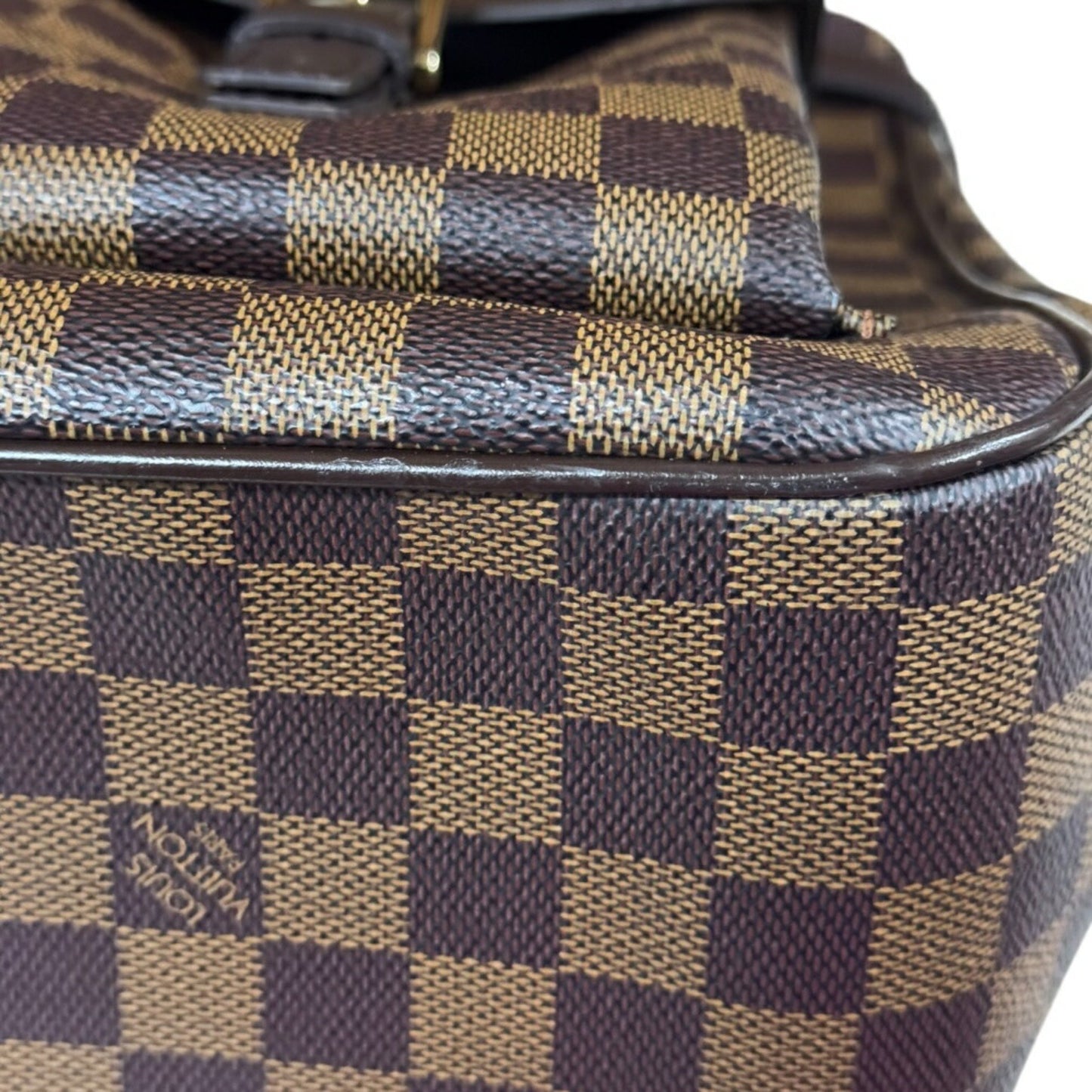 Louis Vuitton Uzes, Brown, Canvas, handbag