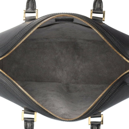 Louis Vuitton Jasmine, Black, Leather, handbag