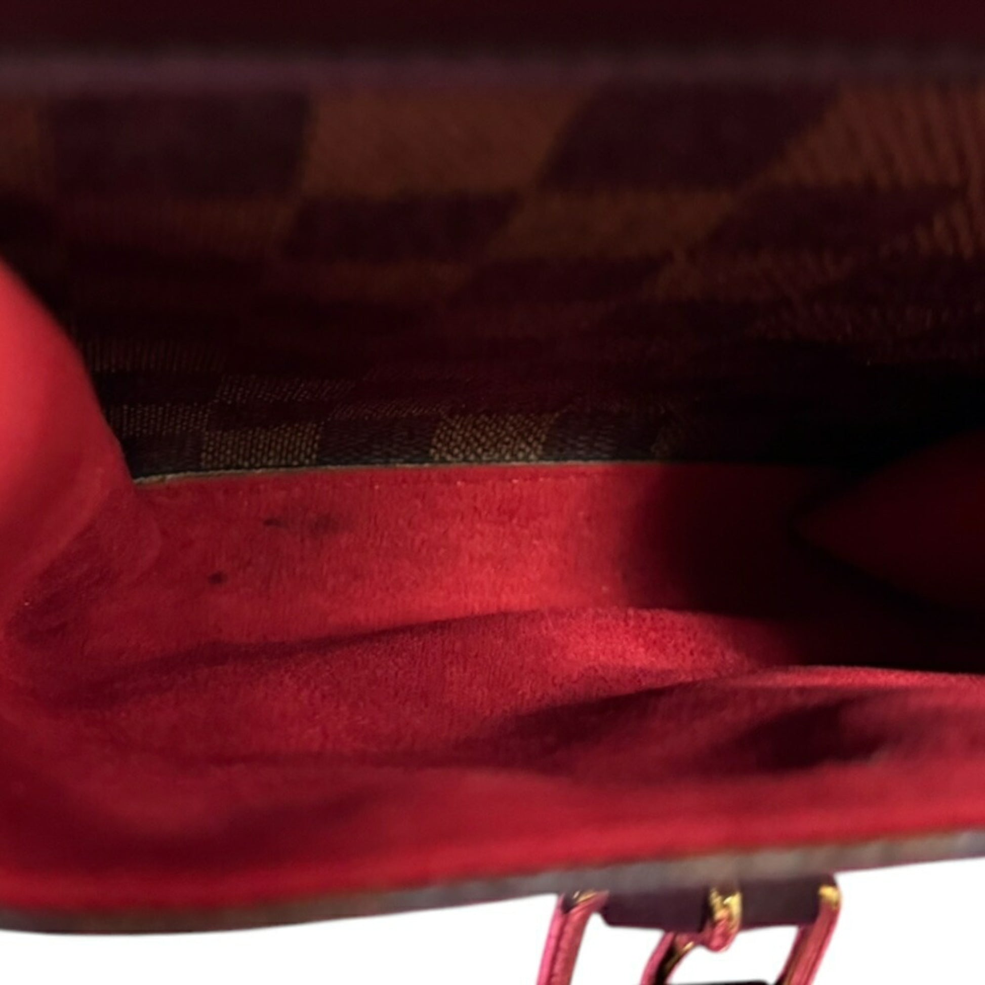 Louis Vuitton Uzes, Brown, Canvas, shoulder