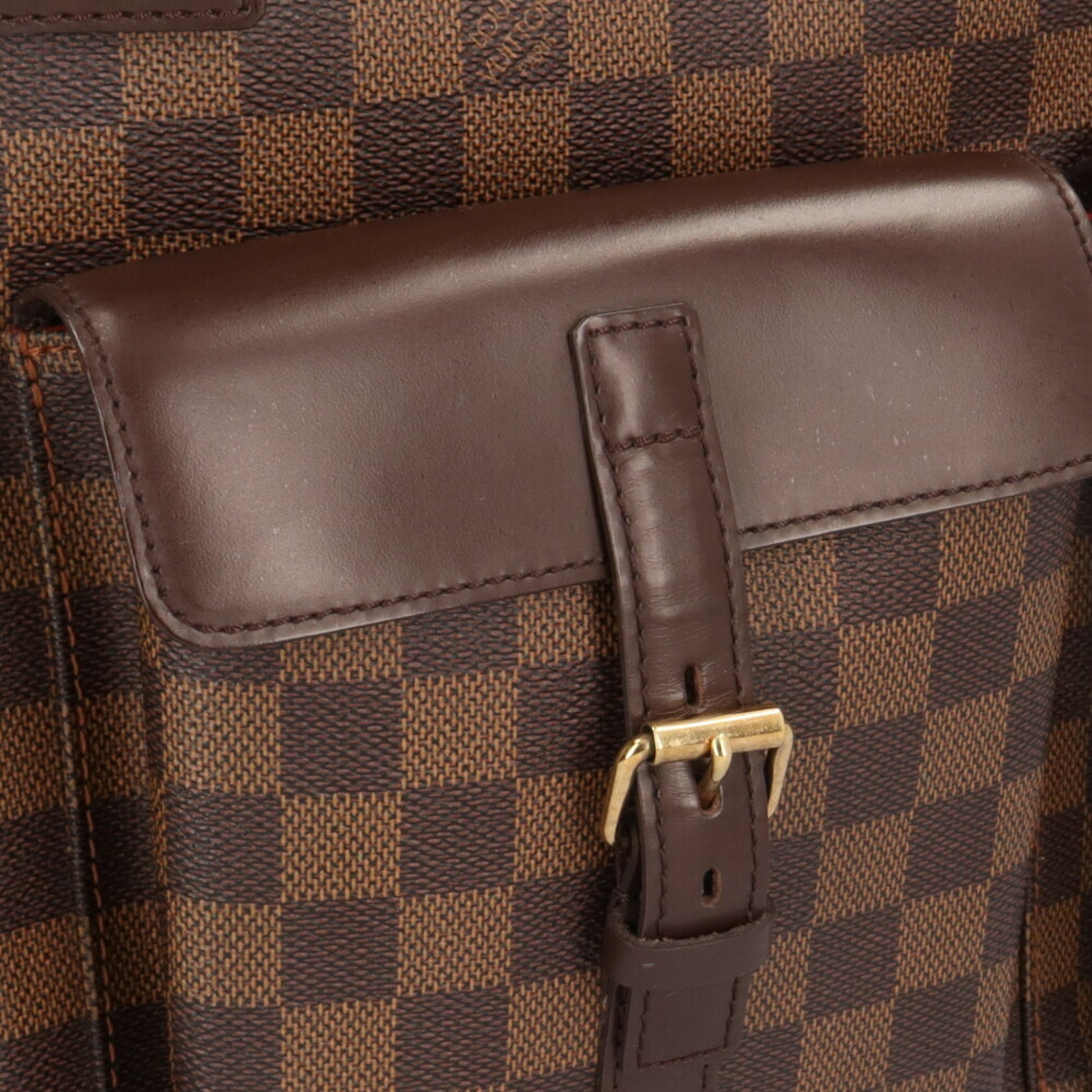 Louis Vuitton Uzes, Brown, Canvas, shoulder