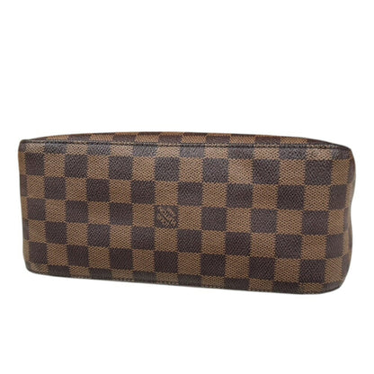 Louis Vuitton Looping MM, Brown, Canvas, shoulder