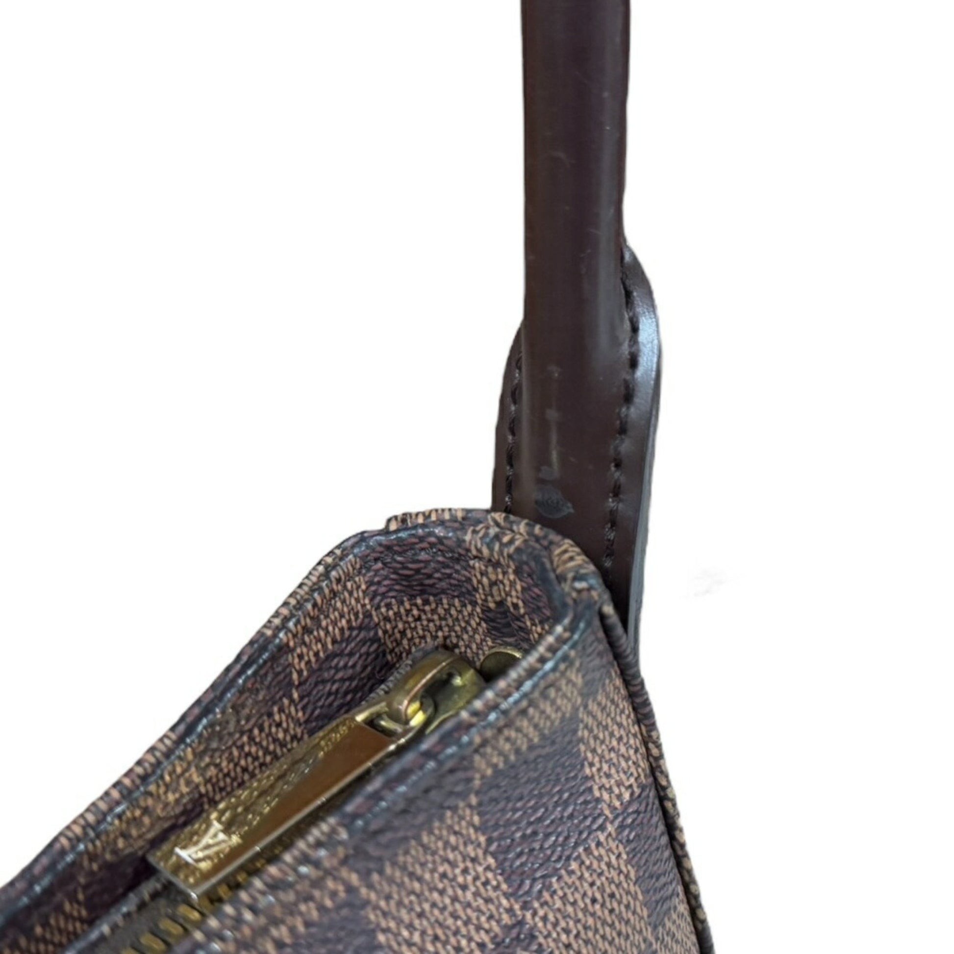 Louis Vuitton Looping MM, Brown, Canvas, shoulder