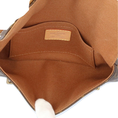 Louis Vuitton Marelle, Brown, Canvas, clutch