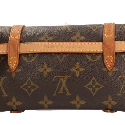 Louis Vuitton Marelle, Brown, Canvas, clutch