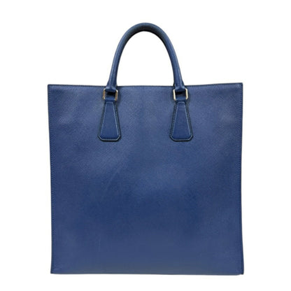 Prada, Blue, Leather, shoulder