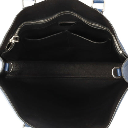 Prada, Blue, Leather, shoulder