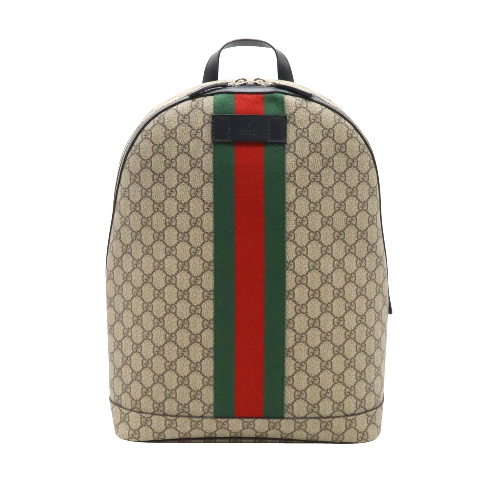 Gucci Ophidia, Beige, Canvas, backpack
