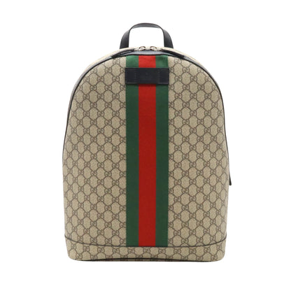Gucci Ophidia, Beige, Canvas, backpack