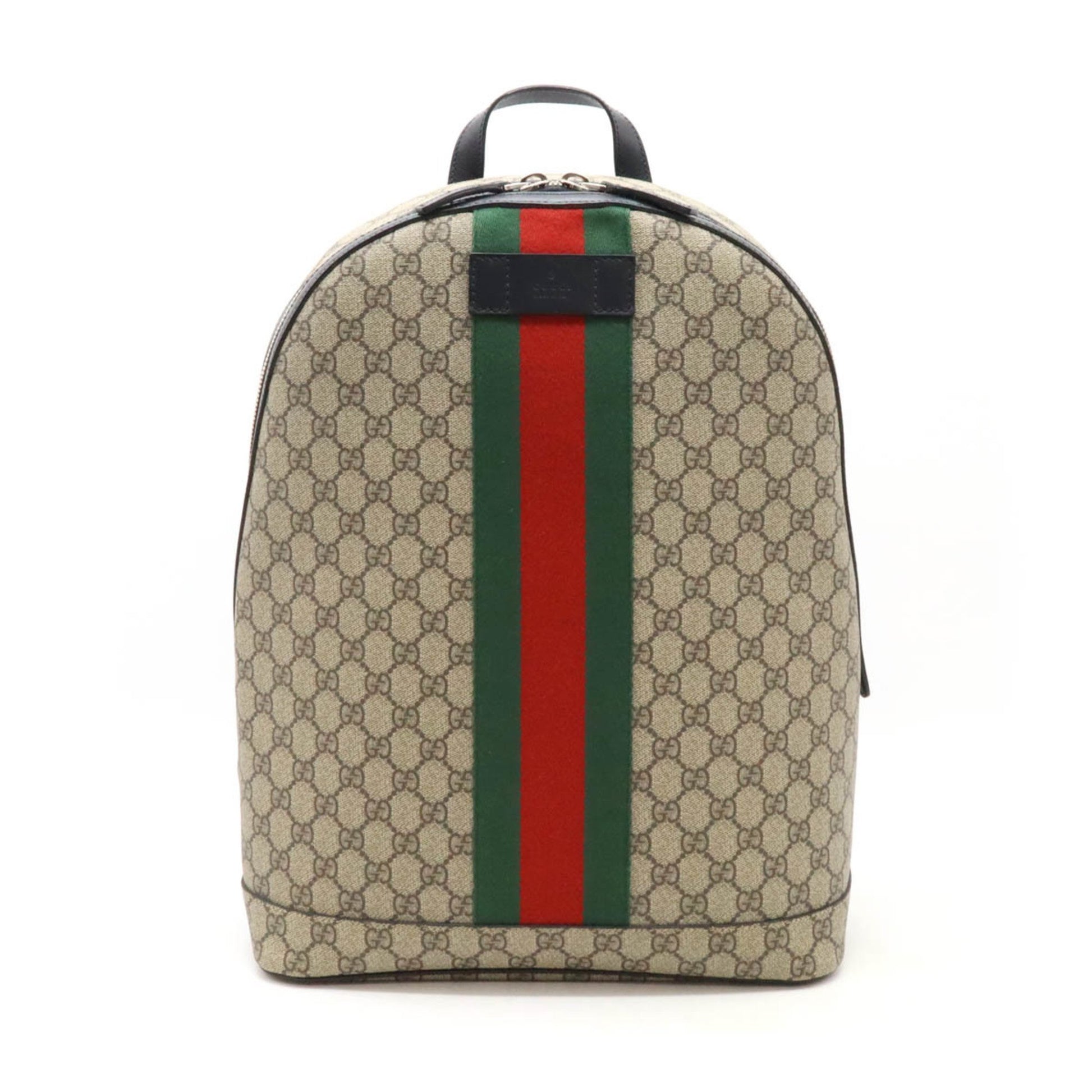 Gucci Ophidia, Beige, Canvas, backpack